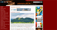 Desktop Screenshot of mittelalter-abc.de